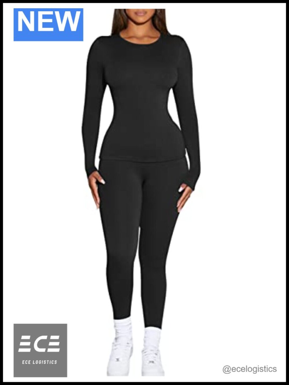 Fleece Lined Thermal Underwear Set Long Johns Base Layer